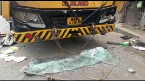 Death of the student during accident at taratala