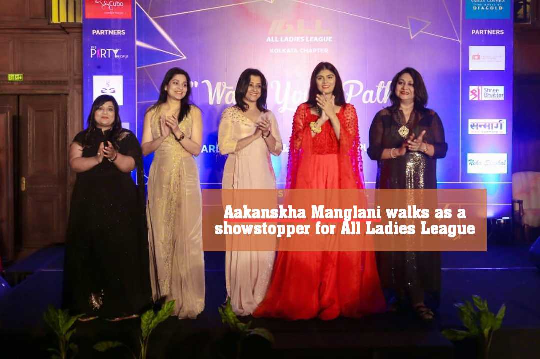 Aakanskha Manglani walks as a showstopper for All Ladies League