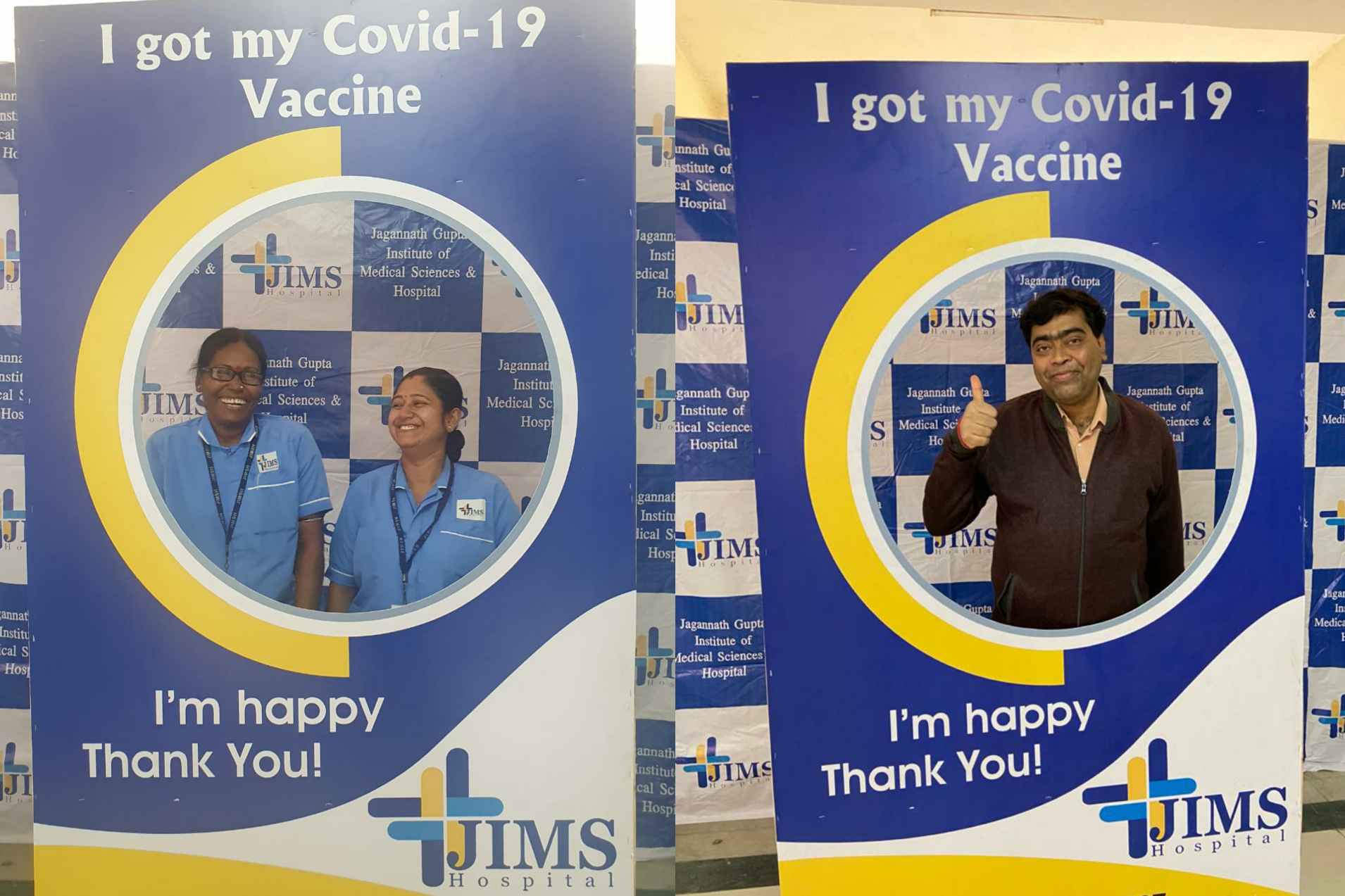 Jagannath Gupta Institute of Medical Sciences & Hospital has conducted the COVID-19 vaccine process