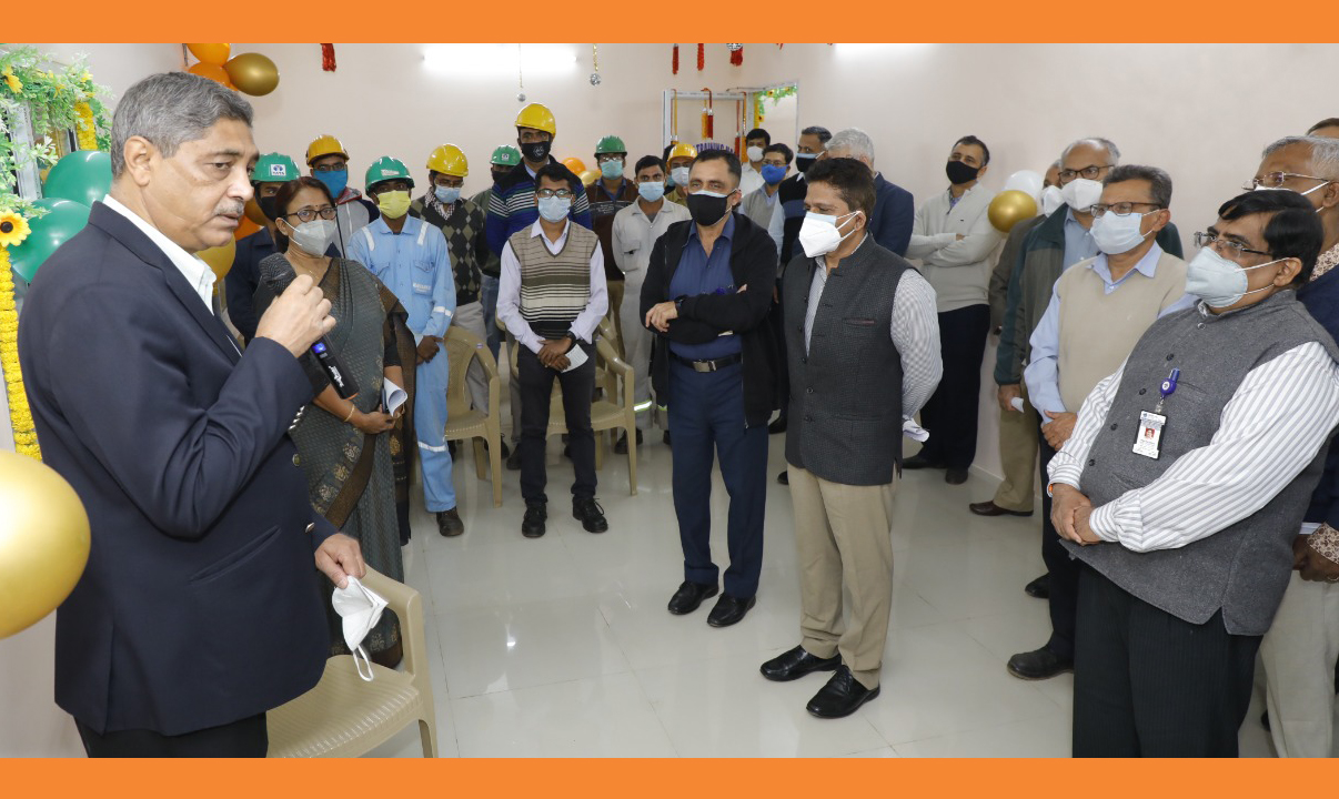 GRSE Strengthens Safety at Workplace: Inauguration of Group Safety Training Kiosk for Employees