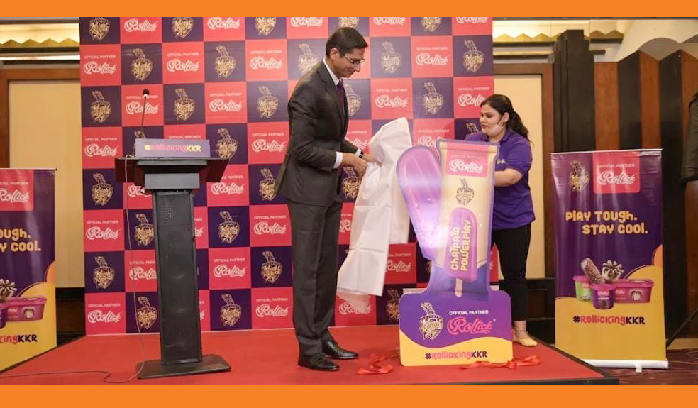 🍨Rollick announces as the Official Partner for 🏏T20 Cricket Series for Kolkata Knight Riders