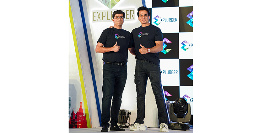 🎭Sonu Sood Launches EXPLURGER, a Made-in-India, New-Age Social Media App for the World