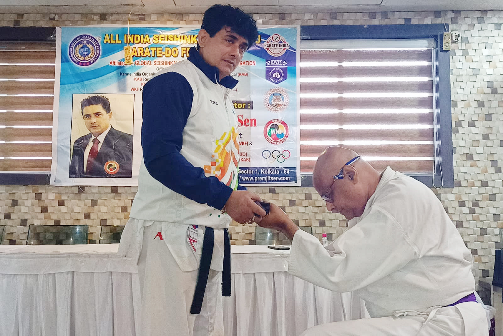 A 60-year-old martial art ‘student’ ranks up to the 🥋brown belt from the purple belt.