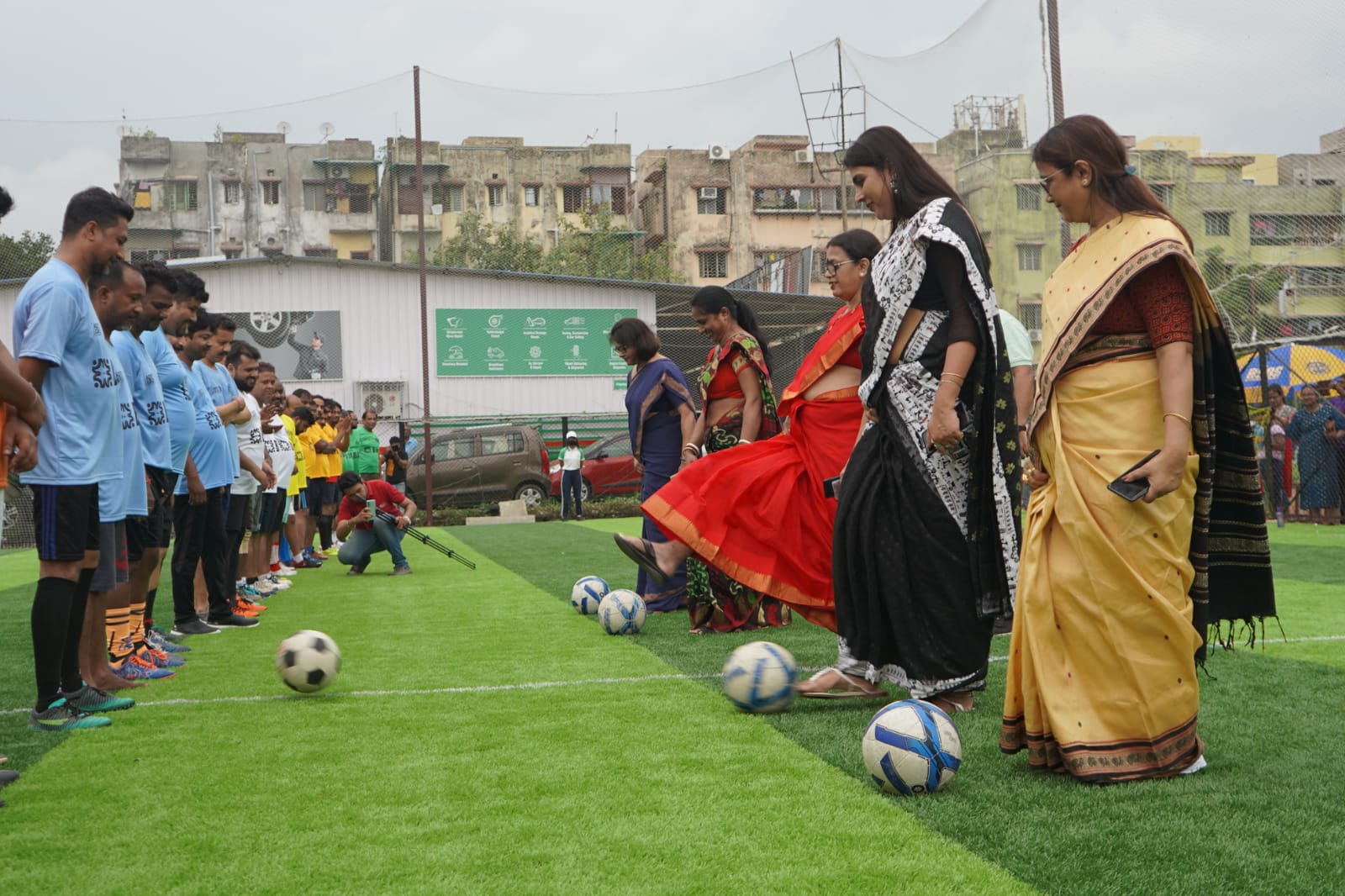 Aditya Academy holds a friendly Football match on the occasion of Father’s Day