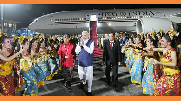 G20 সম্মেলনে যোগ দিতে বালি পৌঁছেছেন প্রধানমন্ত্রী মোদি